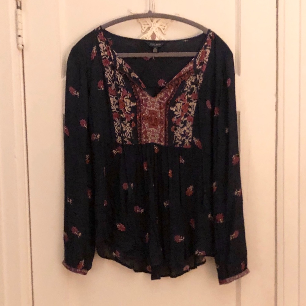 Lucky brand peasant style top